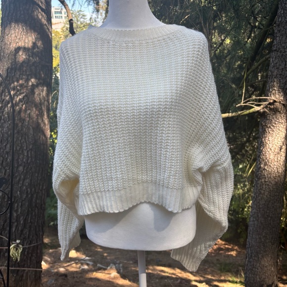 SHEIN Sweaters - SHEIN Cream Knit Sweater
